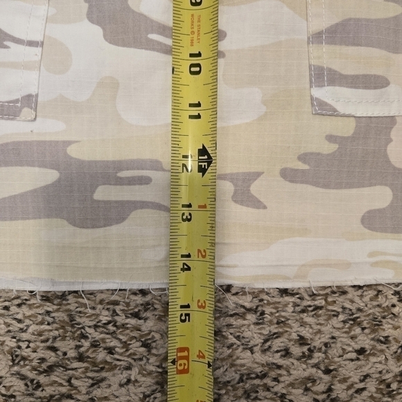 SANCTUARY White and Gray Camouflage Mini Skirt 100% Cotton Size 27 - Picture 9 of 12